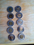 Paket deset različitih kovanica od 25 kuna