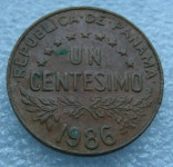 PANAMA 1 Centésimo 1986