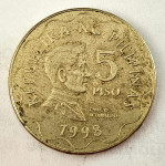 PHILIPPINES- 5 PISO 1998.