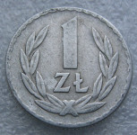 POLAND 1 ZLOTY 1966