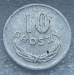 POLAND 10 GROSZY 1968