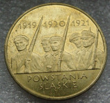 POLAND 2 Złote 2011 Silesian Uprisings