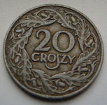 POLAND 20 GROSZY 1923