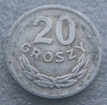 POLAND 20 Groszy 1971