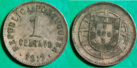 Portugal 1 centavo, 1917 ***/