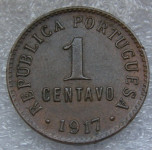 Portugal 1 Centavo 1917