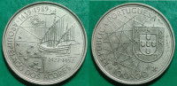 Portugal 100 escudos, 1989 Discovery of Azores UNC ***/