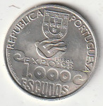 PORTUGAL 1000 ESCUDOS 1999 AG UNC