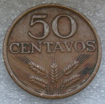 PORTUGAL 50 CENTAVOS 1974