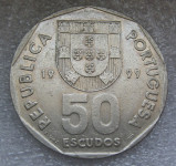 PORTUGAL 50 ESCUDOS 1999