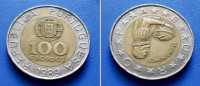 PORTUGAL PORTUGUESA 100 ESCUDOS 1989 KM. 645.2 - PEDRO NUNES