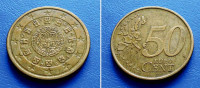 PORTUGAL PORTUGUESA 50 EURO CENT 2002 KM.745