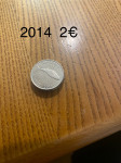 Prodajem kovanice od 2 kune 2014-2022 cijena na slikam