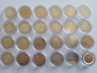 Rijetke redovne kovanice od 2 € (24 različitih)