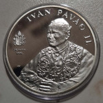RH PAPA IVAN PAVLE II  100 KUNA SREBRNJAK 0,925  33,63 G.  40 MM UNC