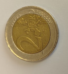 Rijetka 2 eura “BEATRIX QUEEN OF THE NEDERLANDS 2001”.