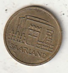 SAARLAND1954 UNC 20 ZWANZING FRANKE