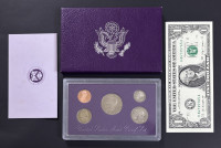 SAD Proof set 1989 + 1 dollar novcanica – originalno pakiranje