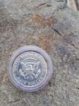 SAD - United States - 1/2 Dollar, Dolar - 1967 - srebro, srebrnjak