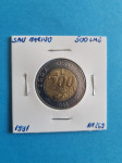 San Marino 500 Lire 1991 UNC