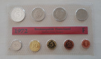 Set kovanica Njemačka 1972 F.Original zapakirano.