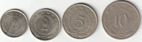 SFRJ 1981,1,2,5,10 d