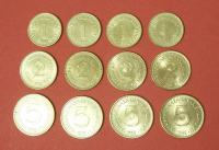 SFRJ - lot 1, 2 i 5 dinara (1982-1986)