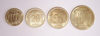 SFRJ - lot 10, 20, 50 i 100 dinara (1988)