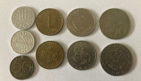 Schilling Kovanice | Austrija šiling kovanice lot 9kom