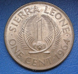 SIERRA LEONE 1 CENT 1964