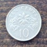 Singapur 10 cent 1987