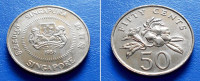 SINGAPUR SINGAPORE 50 CENTS 1986 KM. 53.1 - BILJKA ALLAMANDA