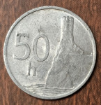 SLOVAKIA- 50 HALIEROV 1993.