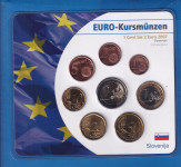 SLOVENIA  - KOMPLET EURO KOVANICS 2007 UNC  - SETOVI 2
