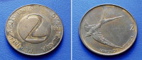 SLOVENIJA SLOVENIA 2 TOLARJA 1997 KM. 5 LASTAVICA (HIRUNDO RUSTICA)