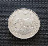 Somalia - Elephant 2022 - 1 oz Srebro 999