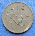 SOUTH AFRICA 1 CENT 1977