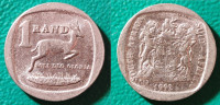South Africa 1 rand, 1992 +/ 2,00 EURO !!!