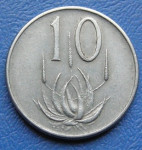 SOUTH AFRICA 10 CENTS 1977