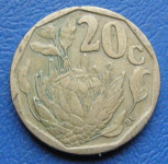 SOUTH AFRICA 20 CENTS 1992