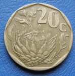 SOUTH AFRICA 20 CENTS 1995