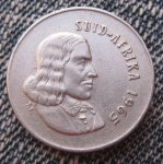 SOUTH AFRICA 5 CENTS 1965