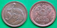 South Africa 5 cents, 1992 ***/