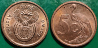 South Africa 5 cents, 2005 ***/