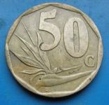 SOUTH AFRICA 50 CENTS 1996