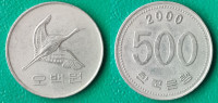South Korea 500 won, 2000 ***/ 2,00 EURO !!!
