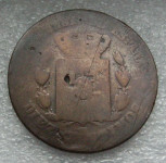 SPAIN 10 CENTIMOS 1877