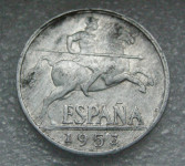 SPAIN 10 CENTIMOS 1953
