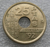 SPAIN 25 PESETAS 1992 Torre del Oro