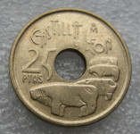 SPAIN 25 PESETAS 1995 Castile and Leon